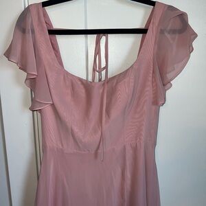 Azazie Blush Pink Dress
